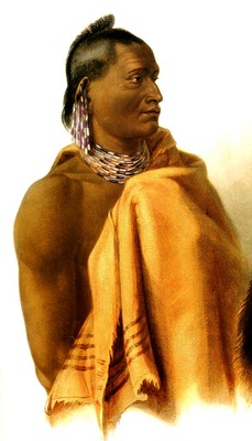 Tna 0038 Missouri Indian Karl Bodmer, 1833 sqs