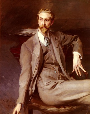 Boldini Giovanni Portrait Of The Artist Lawrence Alexander Harrison
