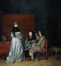 Borch II Gerard ter Gallant Conversation known as The Paternal Admonition