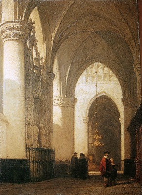 Bosboom Johannes Lieve Vrouwe Church Sun