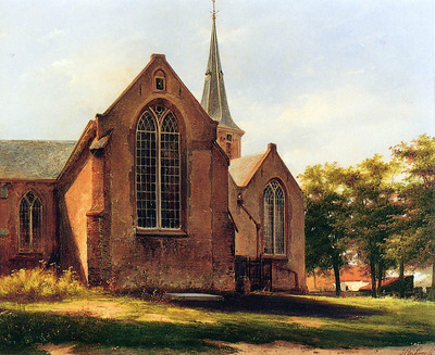 Bosboom Johannes Oude Kerk In Voorburg 19 Sun