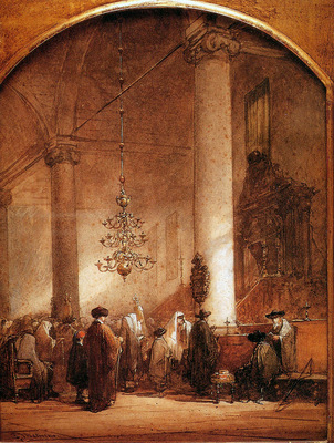 Bosboom Johannes Portugese Synagoge In Amsterdam 2 Sun