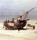 Bosboom Johannes Ships On The Beach Of Scheveningen Sun