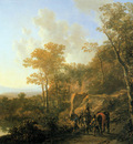 Both Jan Travellers at the edge of a forest Sun
