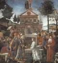BOTTICELLI, SANDRO TEMPTATION OF CHRIST, 1480S, FRESCO