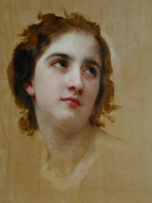 Bouguereau William Unfinished detail