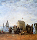 Boudin Eugene The Beach At Trouville