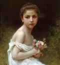 Petite fille au bouquet