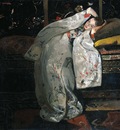 Breitner George Hendrik Girl in white kimono Sun
