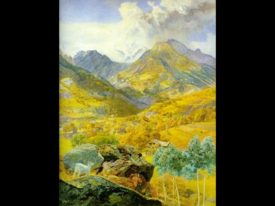 The Val d Aosta 1858 88x68cm