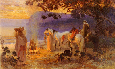 Bridgman Frederick Arthur On The Coast Of Kabylie