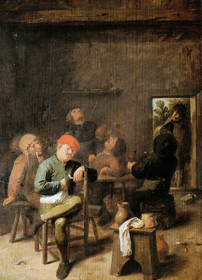 Brouwer Adriaen The village inn Sun