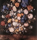 BRUEGHEL Jan the Elder Bouquet In A Clay Vase
