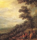 BRUEGHEL Jan the Elder Gathering Of Gypsies In The Wood