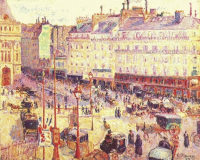 pissarro the place du havre, paris