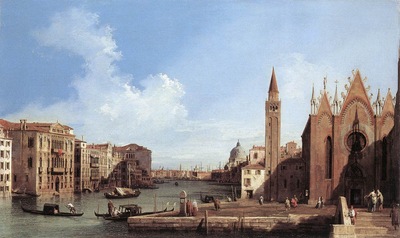 CANALETTO Grand Canal From Santa Maria Della Carita To The Bacino Di San Marco