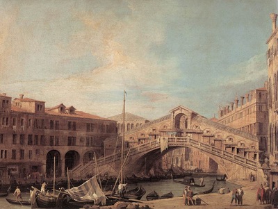 CANALETTO Grand Canal The Rialto Bridge From The South