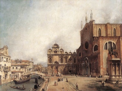 CANALETTO santi Giovanni E Paolo And The Scuola Di San Marco