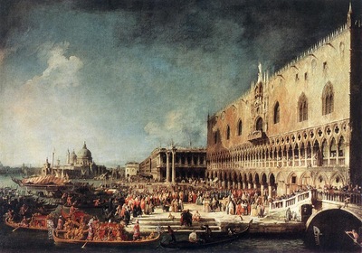 Canaletto Arrival of the French Ambassador in Venice