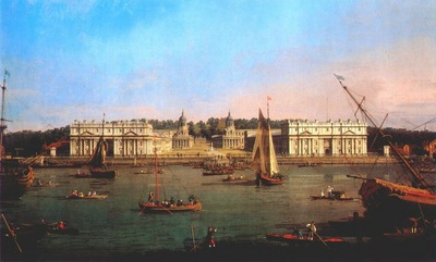 Canaletto Greenwich Hospital From The North Bank Of The Thames