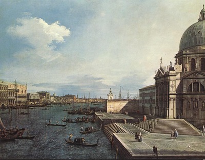 Canaletto The Grand Canal at the Salute Church