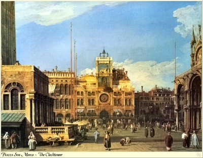 Republica SWD 006 Canaletto Piazza San Marco Clocktower