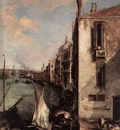 CANALETTO Grand Canal Looking East From The Campo San Vio detail