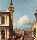 CANALETTO The Piazzetta Looking Toward The Clock Tower