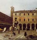 Canaletto The Campo di Rialto, ca 1758 63, 119x186 cm, Gemal