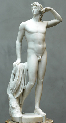 Canova Antonio Apollo crowing himself