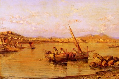 Carelli Giuseppe The Bay Of Naples