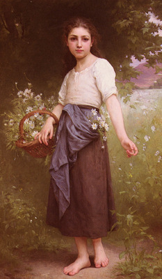 Cave Jules Cyrille Picking Daisies