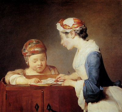 Chardin Jean Baptiste The Teacher