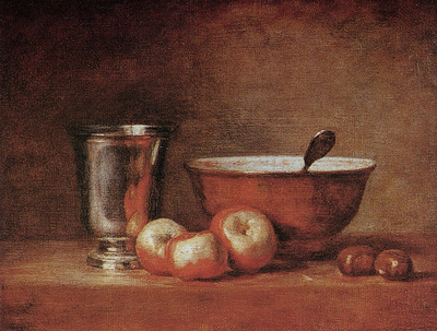 Chardin Jean Baptiste The silver cup