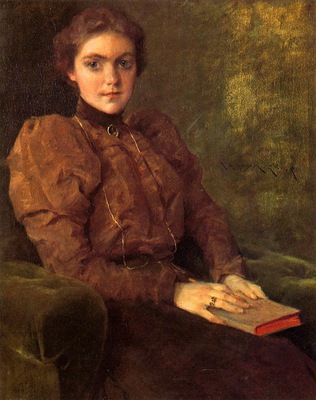 Chase William Merritt A Lady in Brown