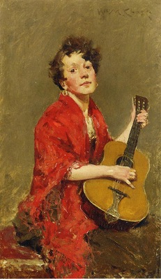 Chase William Merritt Girl with Guitar