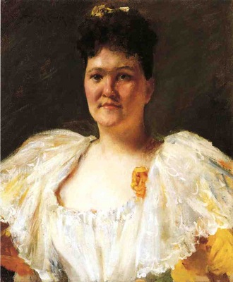 Chase William Merritt Portrait of a Woman