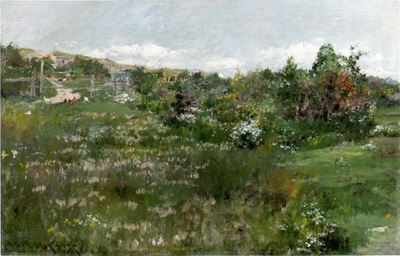Chase William Merritt Shinnecock Landscape 26x40cm