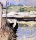 Chase William Merritt Sheds and Schooner Gloucester