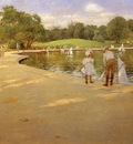 Chase William Merritt The Lake for Miniature Yachts aka Central Park