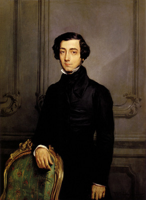 chasseriau theodore portrait of alexis de toqueville