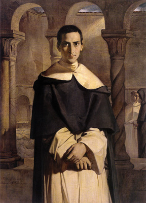 Chasseriau Theodore Portrait of the Reverend Father Dominique Lacordaire of the Order of the Pred