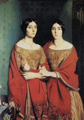 Chasseriau Theodore The Two Sisters