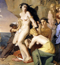 chasseriau theodore andromeda chained to the rock by the nereids