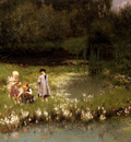 Claus Emile Picking Blossoms