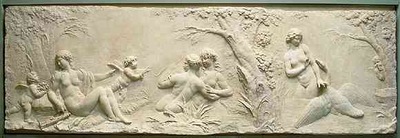 Clodion Nymphs Bathing with Leda and the Swan