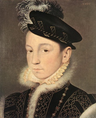 CLOUET Francois Portrait of King Charles IX of France