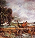 CONSTABLE THE LEAPING HORSE, 1825, OIL ON CANVAS