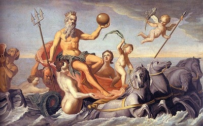 COPLEY THE RETURN OF NEPTUNE, 1754, OIL ON CANVAS