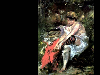 erotic art csg006 after the bath lovis corinth